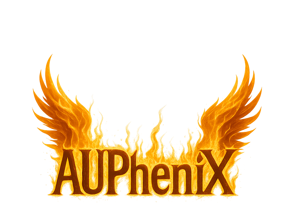 AUPheniX flame wings logo