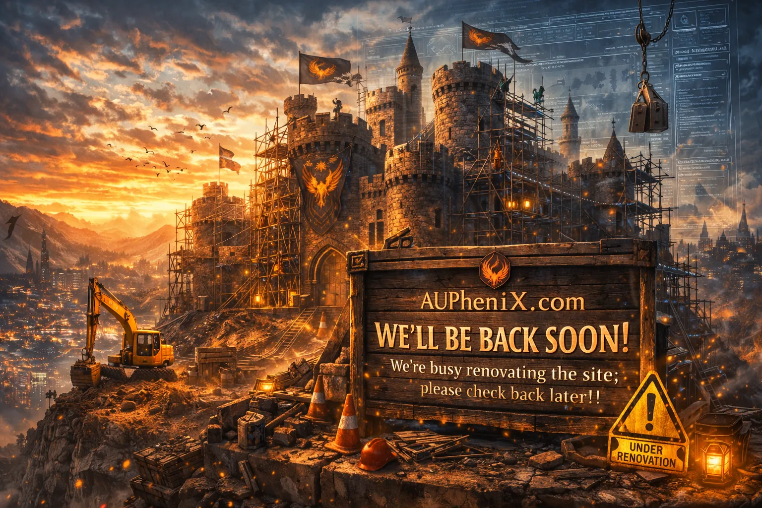 AUPheniX Castle Under Renovation